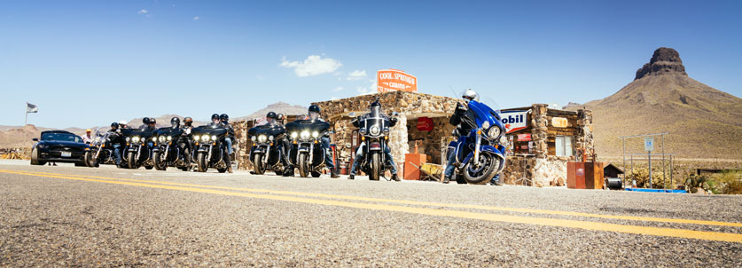 route 66 travel by motorcyle or car
